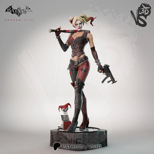 Harley Quinn (Arkham City) - Fan Art - 3D Print Kit