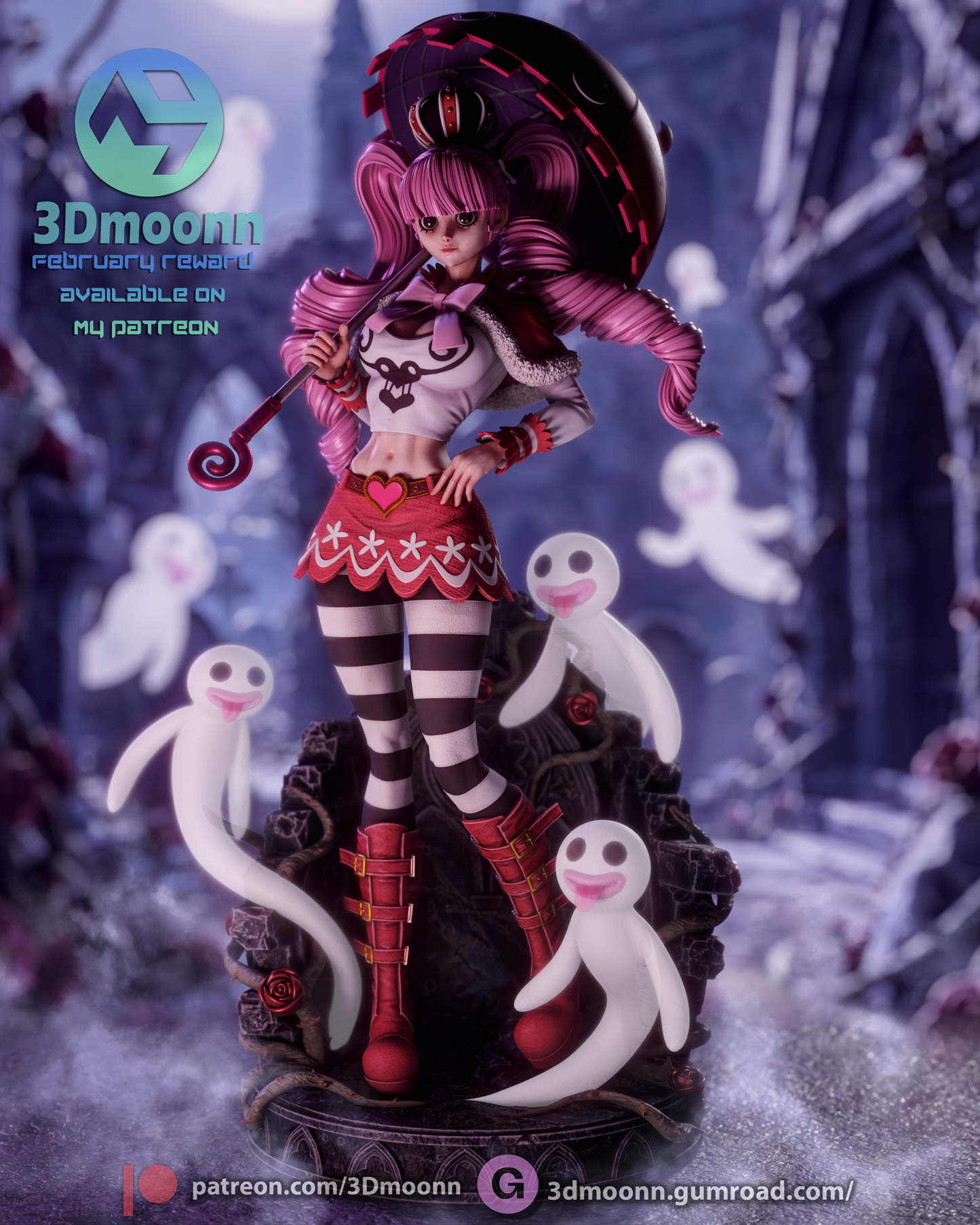 Perona (One Piece) - 1:6 model kit (Fan Art)