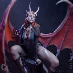 Mizora 3D Printed Statue - Unpainted and Unassembled (CA3D)