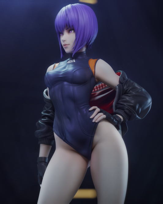 Motoko Kusangi - 3D Printed Statue and Bust