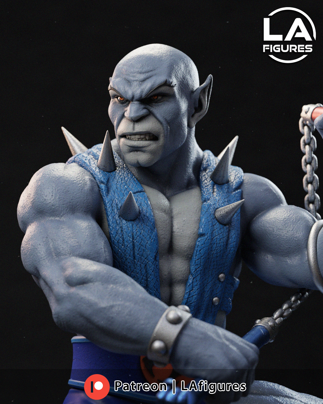 Panthero (Thundercats) Statue - 209mm - 3D Print Fan Art