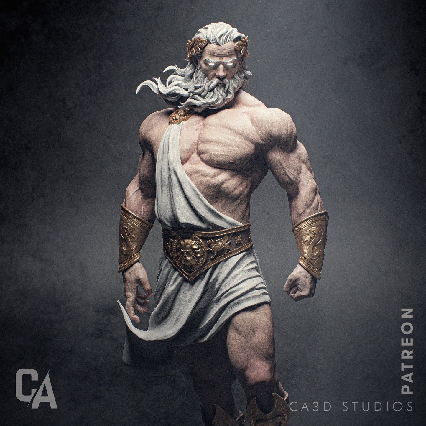 Zeus - 3D Print Statue