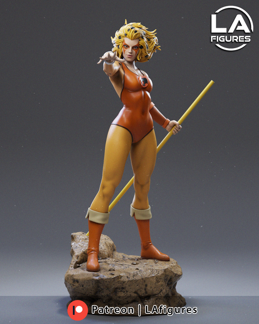 Cheetara (Thundercats) Statue - 223mm - 3D Print Fan Art