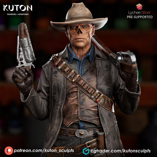 The Ghoul (Fallout) Statue or Bust - 1/10 scale (Fan Art) - 3D Print Kit