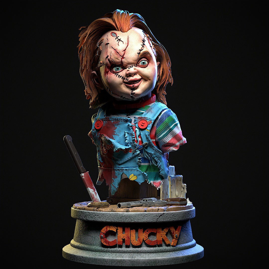 Chucky Bust- 3D Printed Model Bust 160 / 240mm