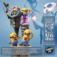 Despicable Me - Fan Art - 3D Print model kit (unpainted)