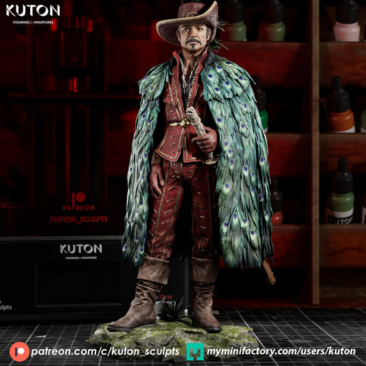 Juan Sánchez-Villalobos Ramírez - Villa Lobos 3D Printed Model kit - Statue / Bust