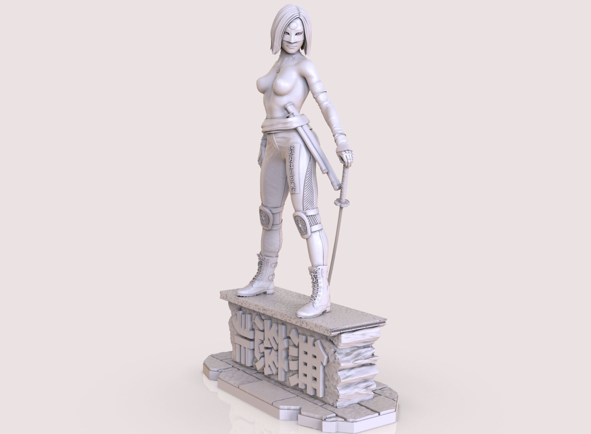 Katana (DC) 3D Print model - Fan Art - 180mm SFW/NSFW