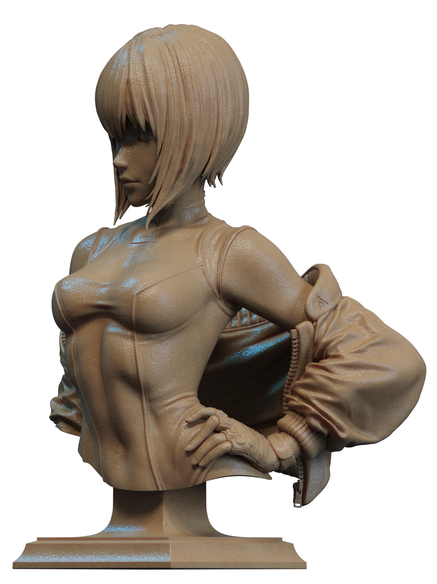 Motoko Kusangi - 3D Printed Statue and Bust