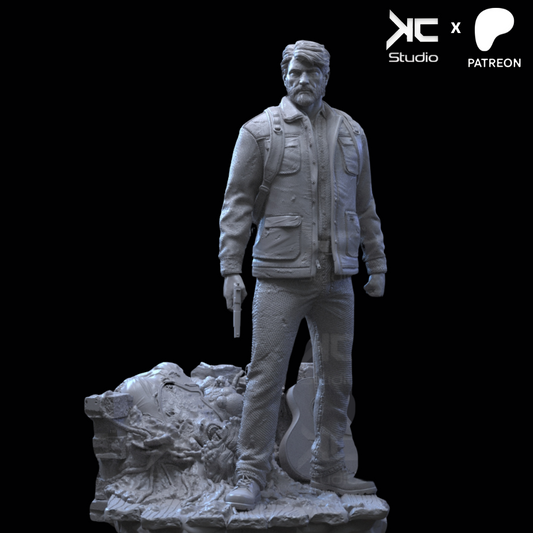 Joel (Last of Us) - 3D Print Model Kit - 1:6 Scale - Fan Art