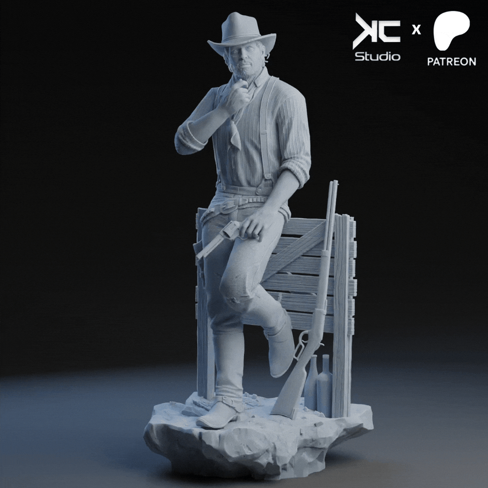Arthur Morgan (Red Dead Redemption) - 3D Print Model Kit - Fan Art ...