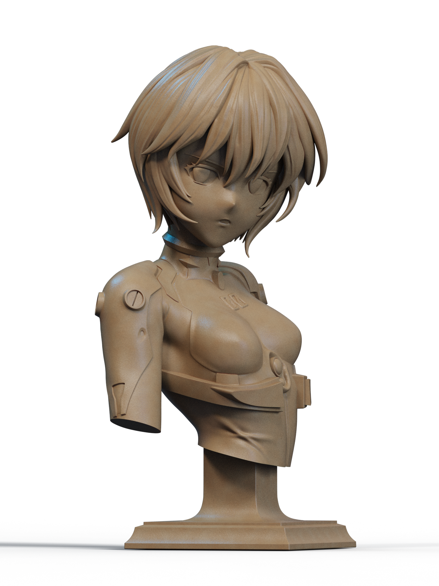 Rei Ayanami (Neon Genesis Evangelion) - Fan Art - 3D Print Model Kit - 1:6 Scale