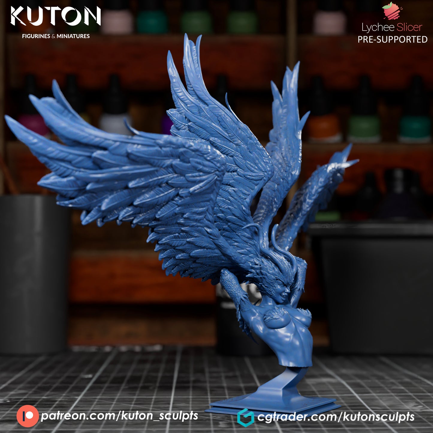 Serine Statue - 1/11 scale - 3D Print Kit