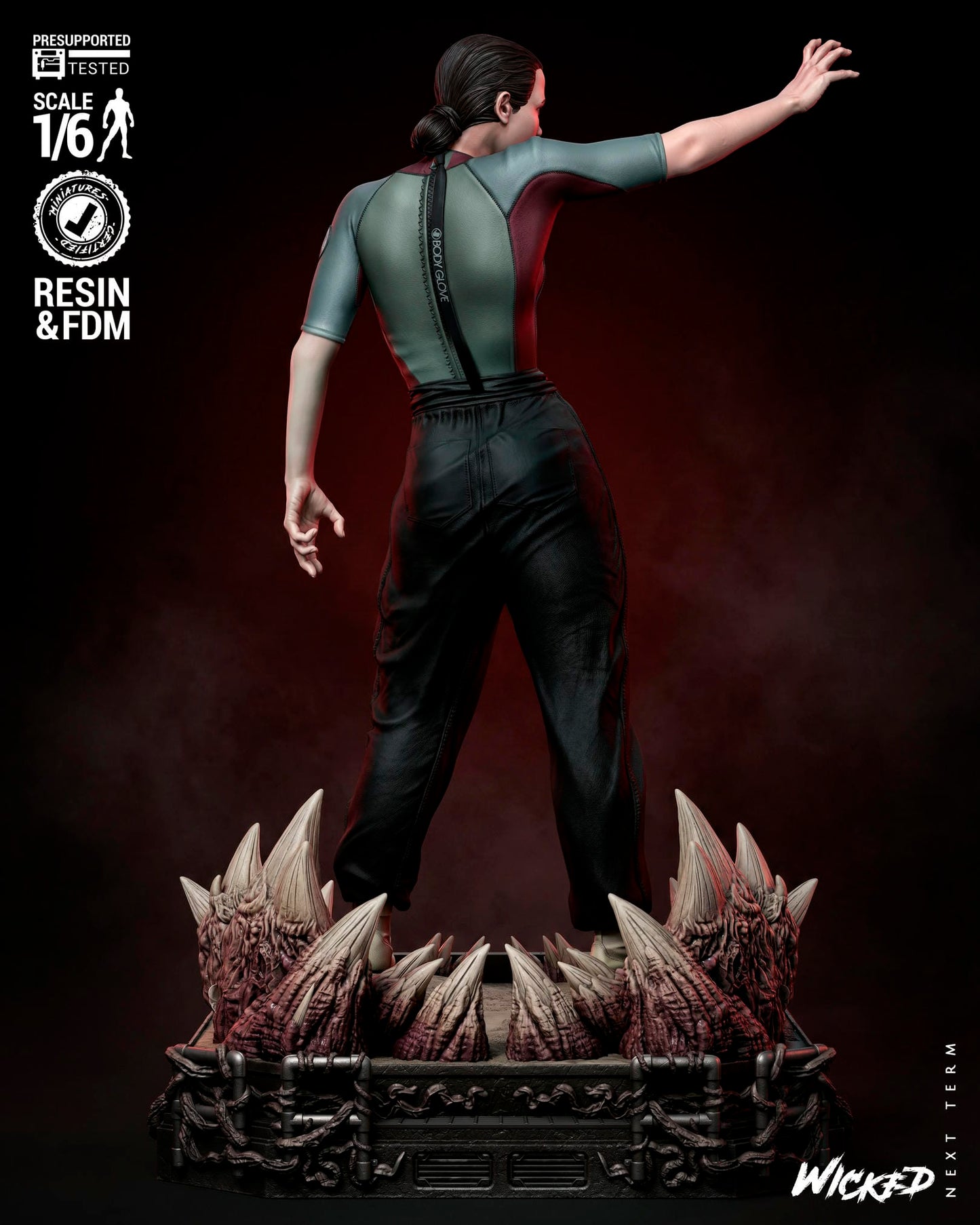Eleven (Stranger Things) Sculpt - 1:6 and 1:12 scale 3d Printed Model Kit - Fan Art
