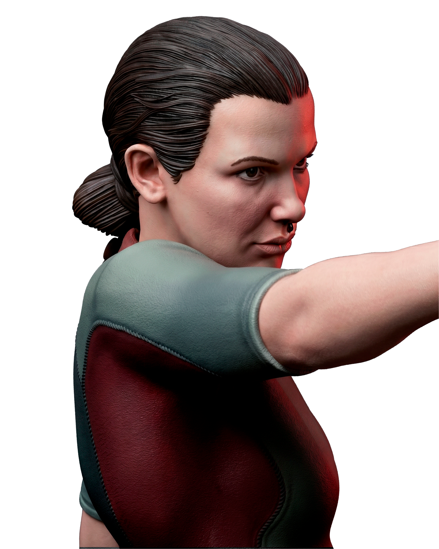 Eleven (Stranger Things) Sculpt - 1:6 and 1:12 scale 3d Printed Model Kit - Fan Art
