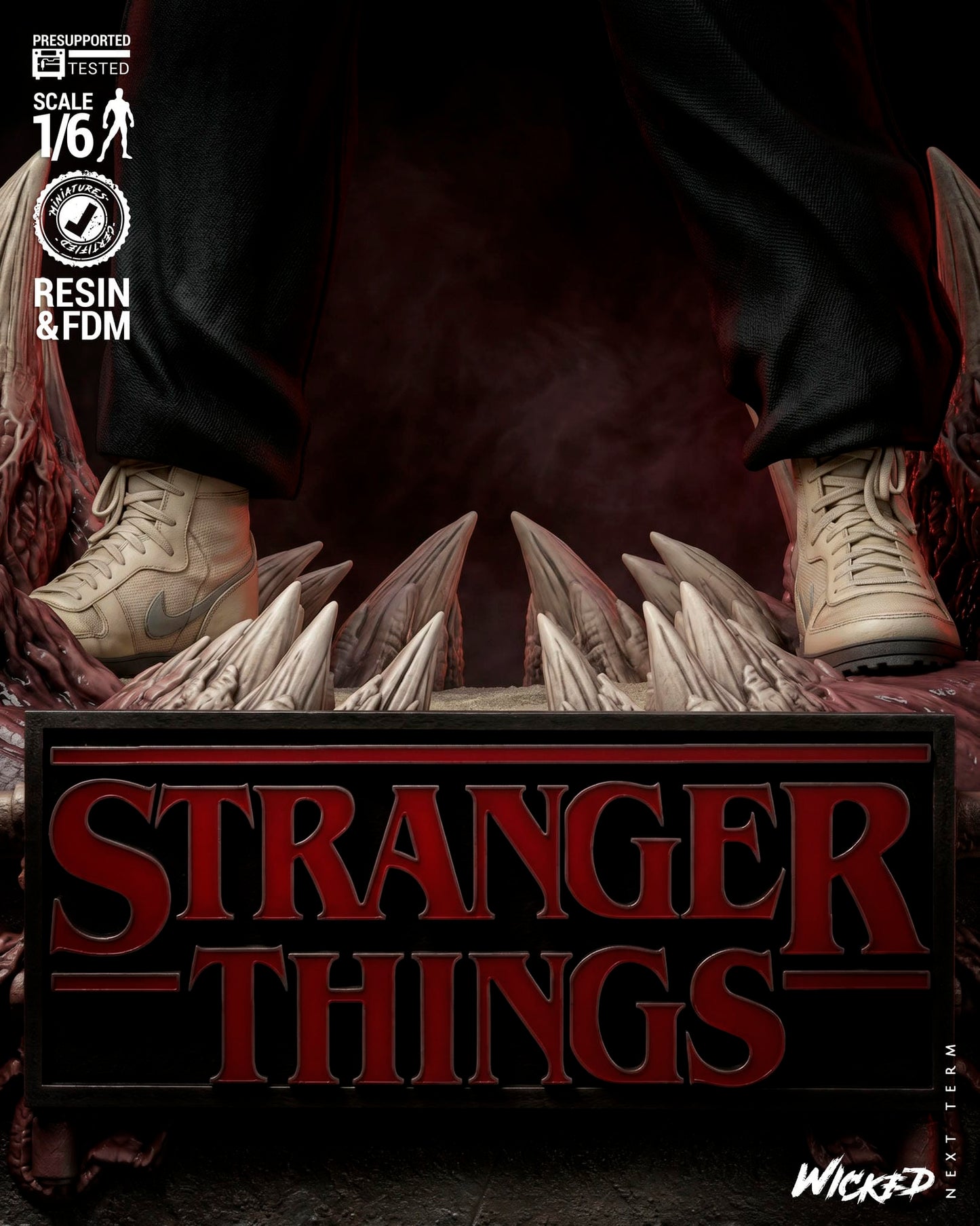 Eleven (Stranger Things) Sculpt - 1:6 and 1:12 scale 3d Printed Model Kit - Fan Art