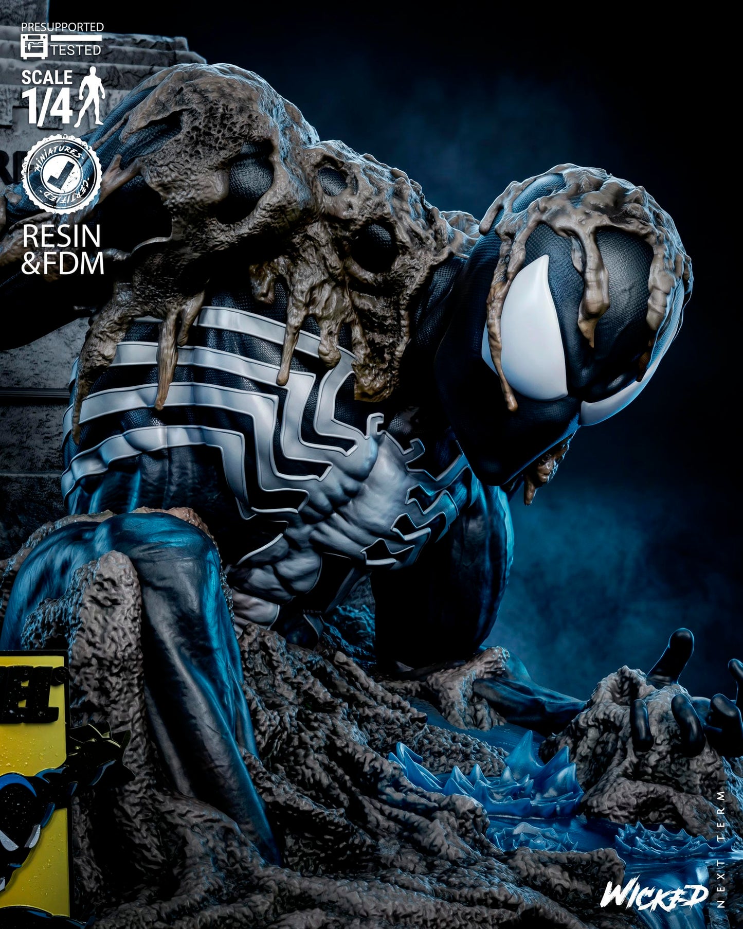Spider-man Tomb (Last Hunt) Sculpt -3d Printed Model Kit - Fan Art