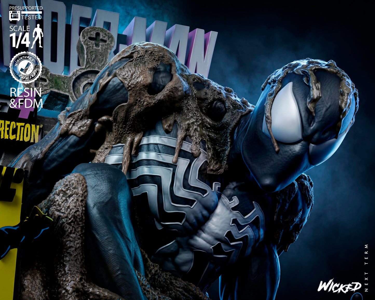 Spider-man Tomb (Last Hunt) Sculpt -3d Printed Model Kit - Fan Art