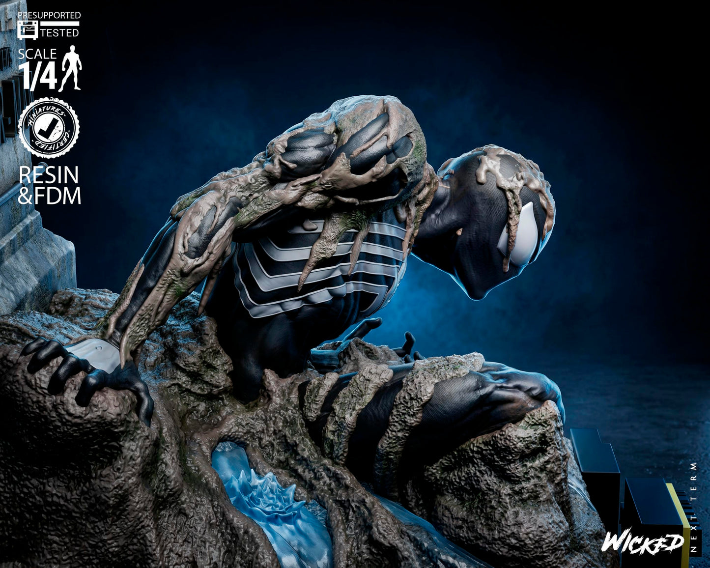 Spider-man Tomb (Last Hunt) Sculpt -3d Printed Model Kit - Fan Art