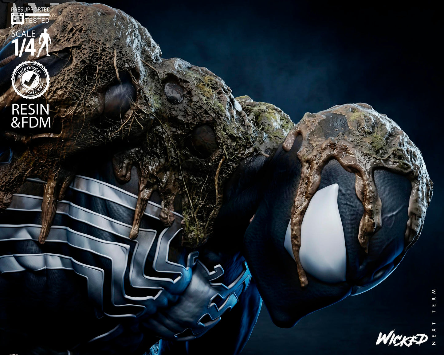 Spider-man Tomb (Last Hunt) Sculpt -3d Printed Model Kit - Fan Art