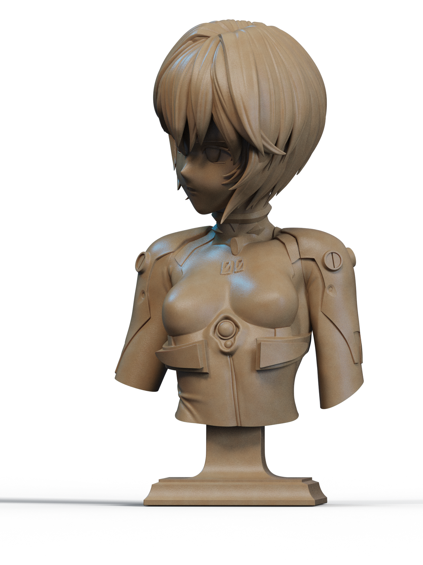 Rei Ayanami (Neon Genesis Evangelion) - Fan Art - 3D Print Model Kit - 1:6 Scale