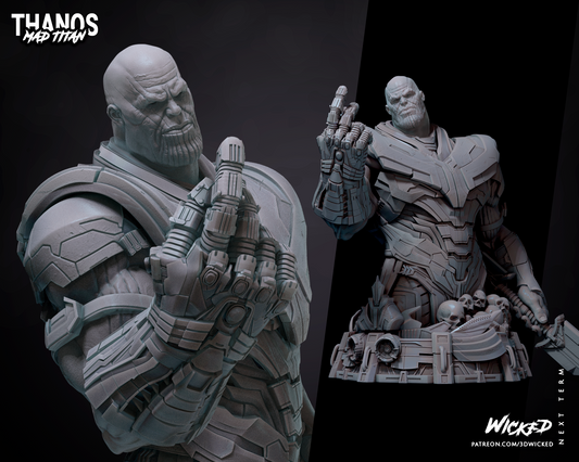 Thanos Bust (Fan Art) - 3D Print kit