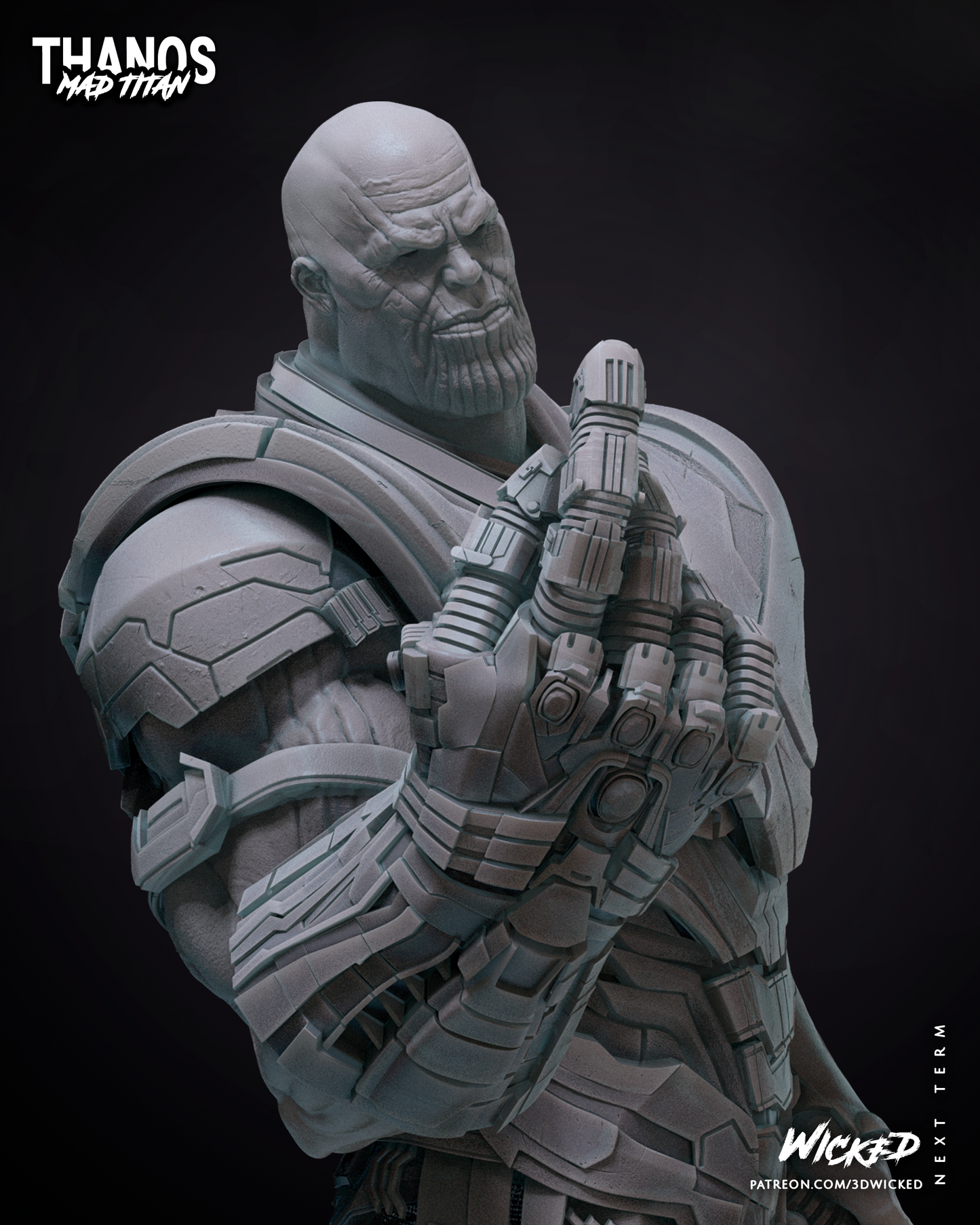 Thanos Bust (Fan Art) - 3D Print kit