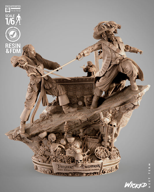 Pirates of the Caribbean (Diorama) - 3d Printed Model Kit
