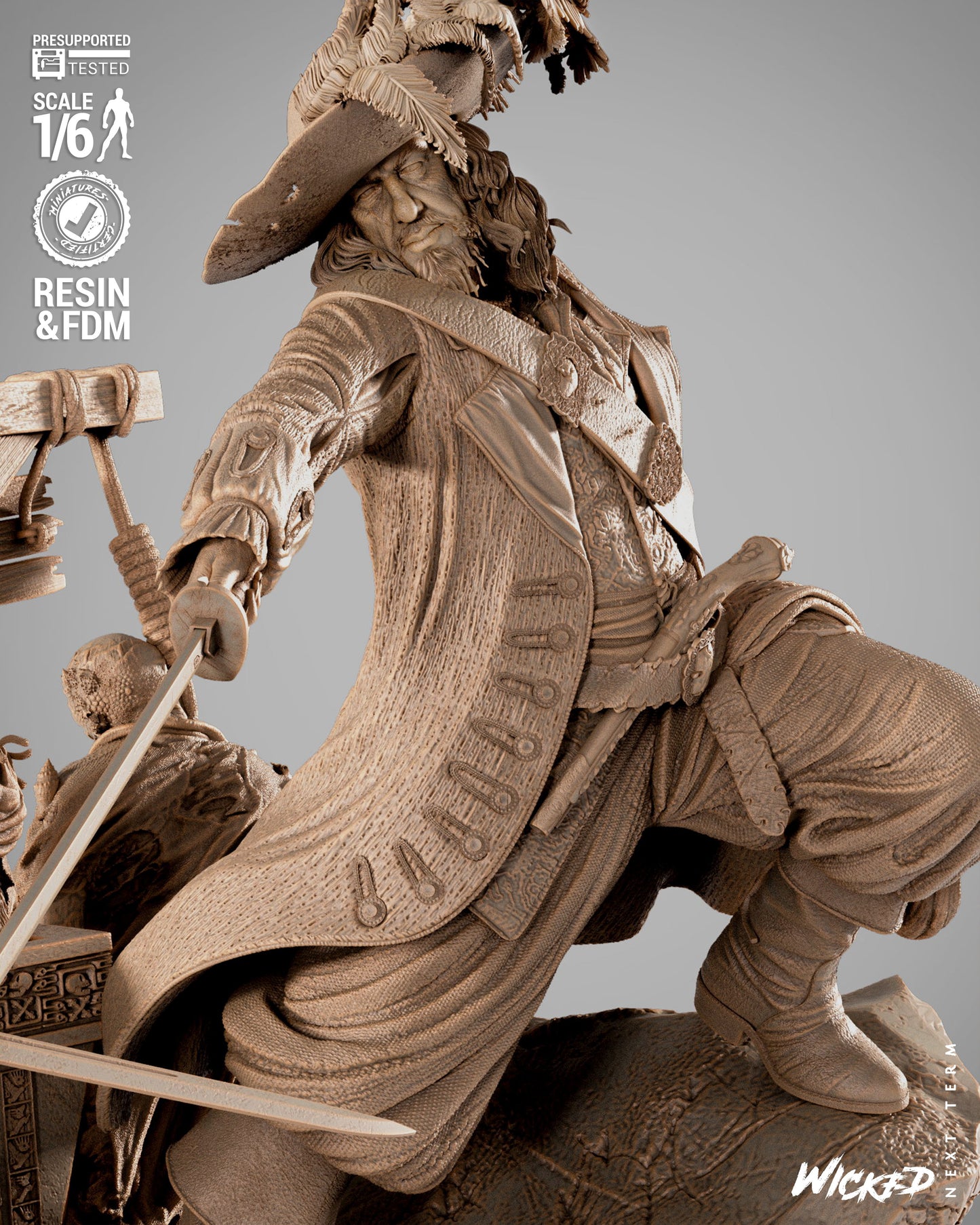 Pirates of the Caribbean (Diorama) - 3d Printed Model Kit