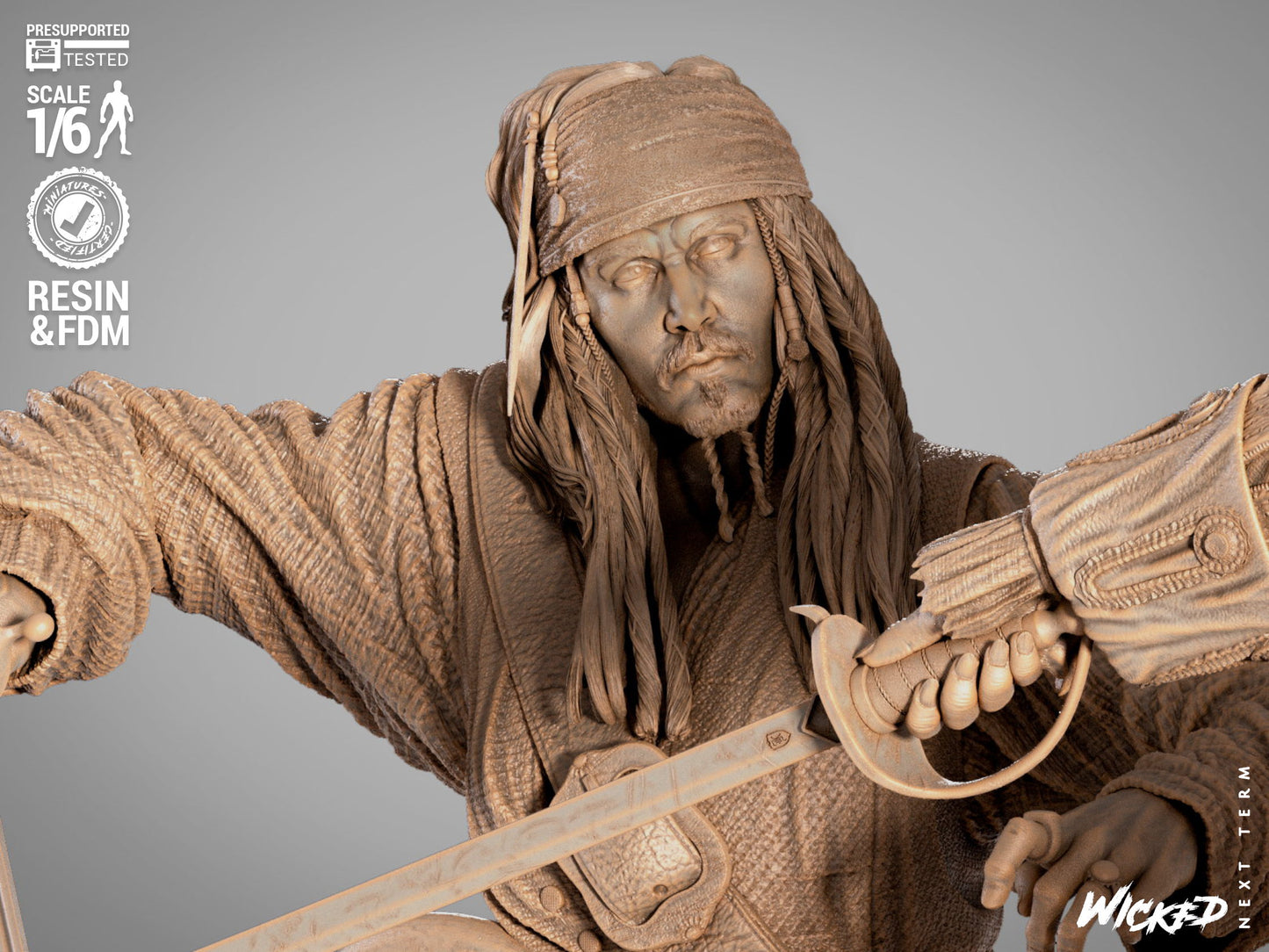 Pirates of the Caribbean (Diorama) - 3d Printed Model Kit