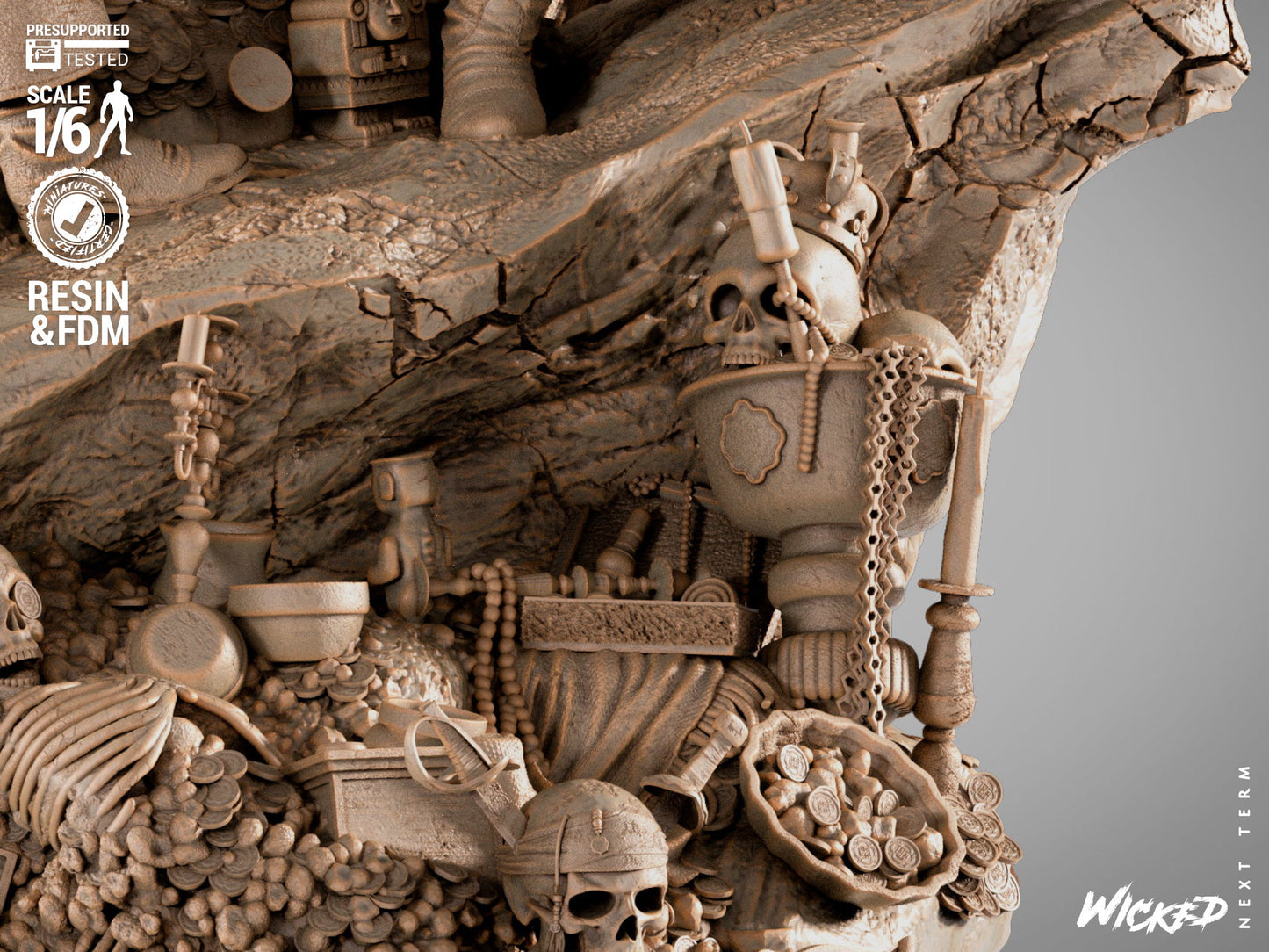 Pirates of the Caribbean (Diorama) - 3d Printed Model Kit