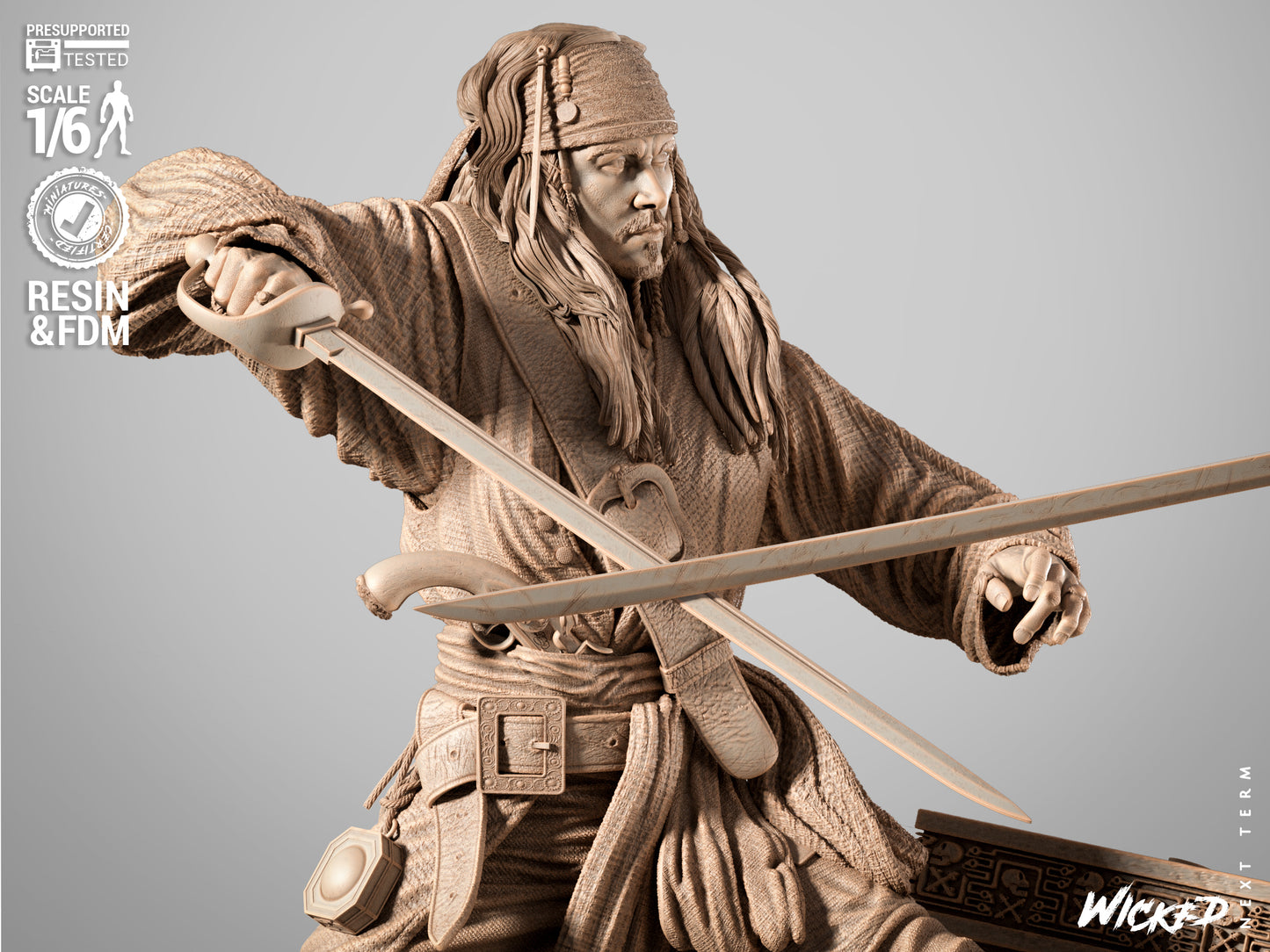 Pirates of the Caribbean (Diorama) - 3d Printed Model Kit