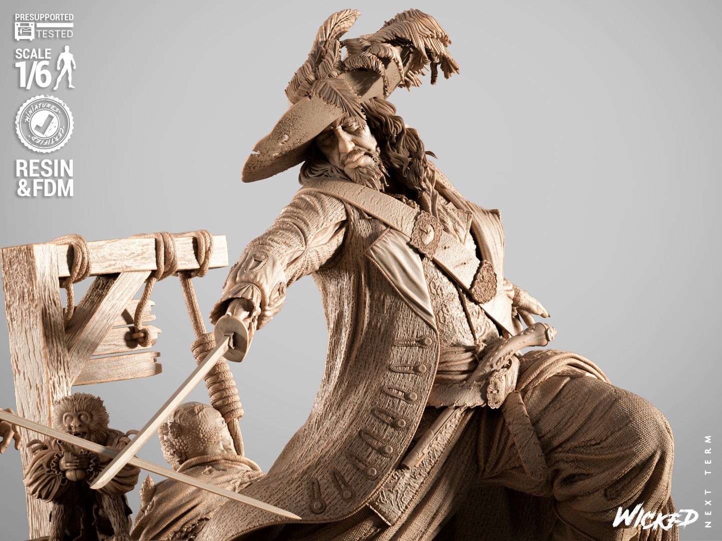 Pirates of the Caribbean (Diorama) - 3d Printed Model Kit