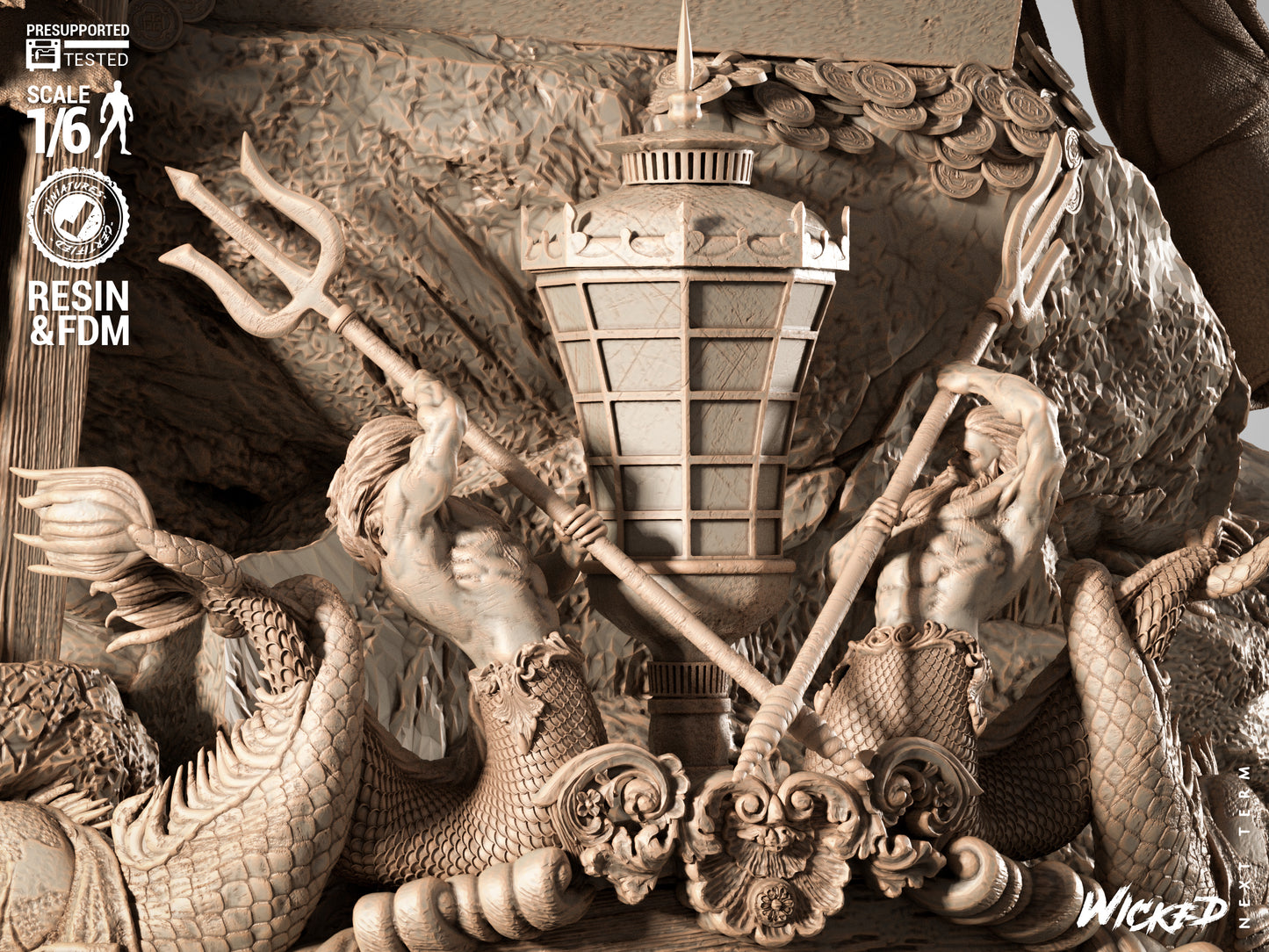 Pirates of the Caribbean (Diorama) - 3d Printed Model Kit