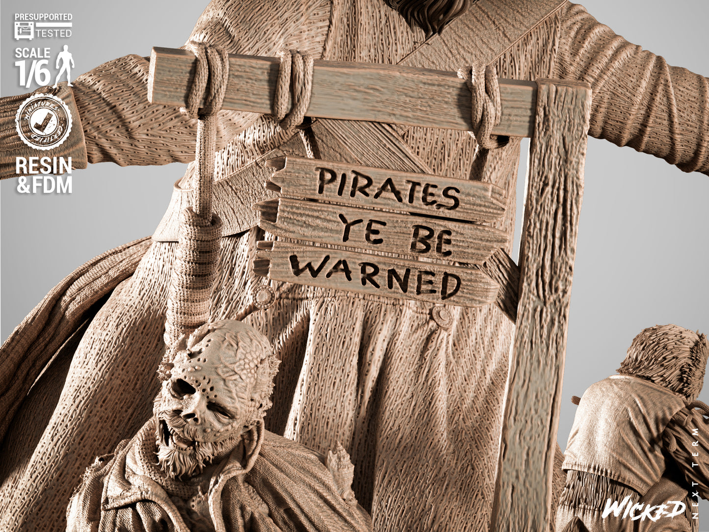 Pirates of the Caribbean (Diorama) - 3d Printed Model Kit