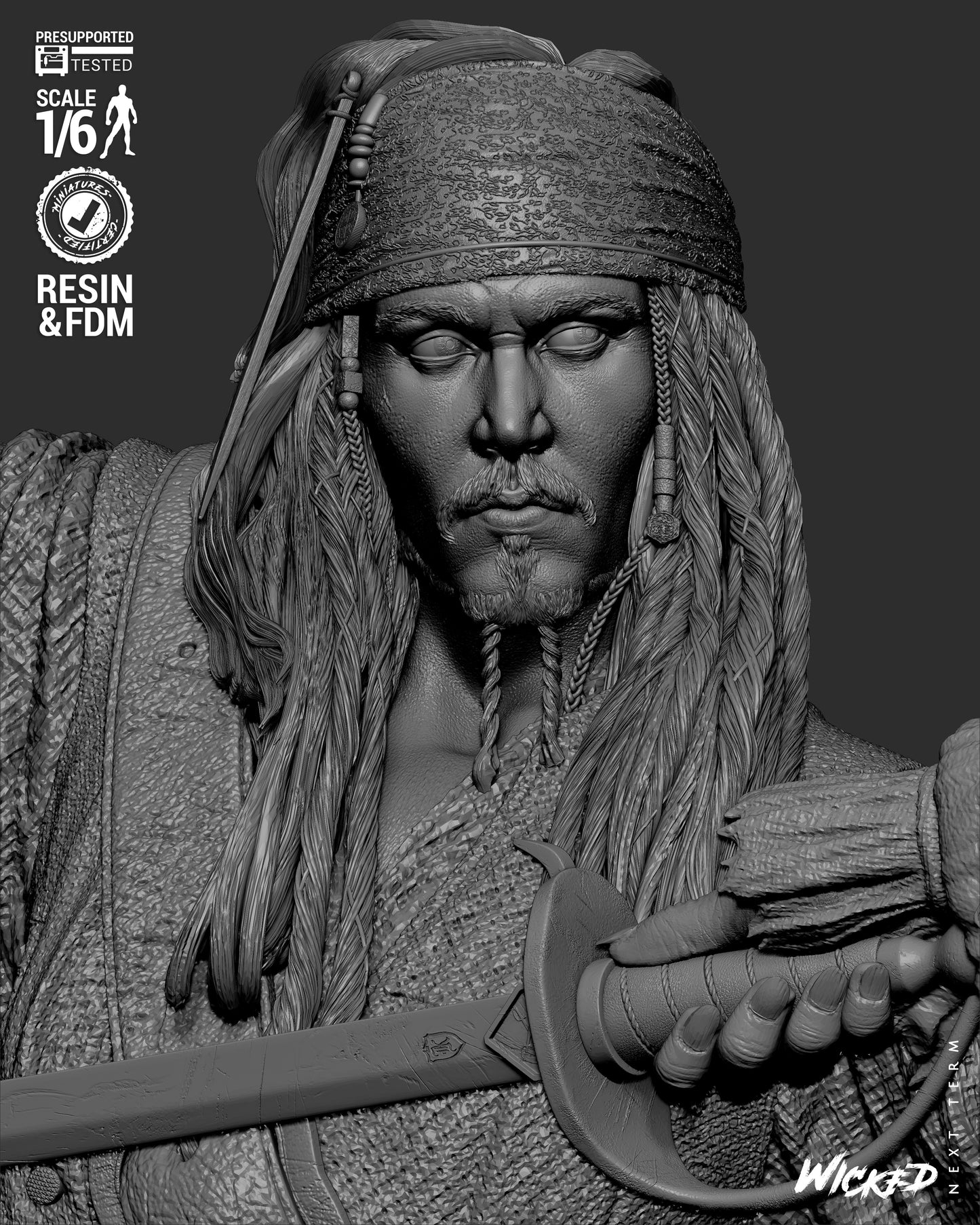 Pirates of the Caribbean (Diorama) - 3d Printed Model Kit