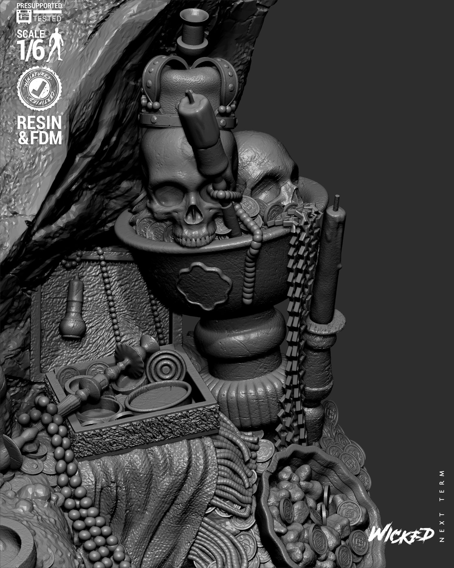 Pirates of the Caribbean (Diorama) - 3d Printed Model Kit