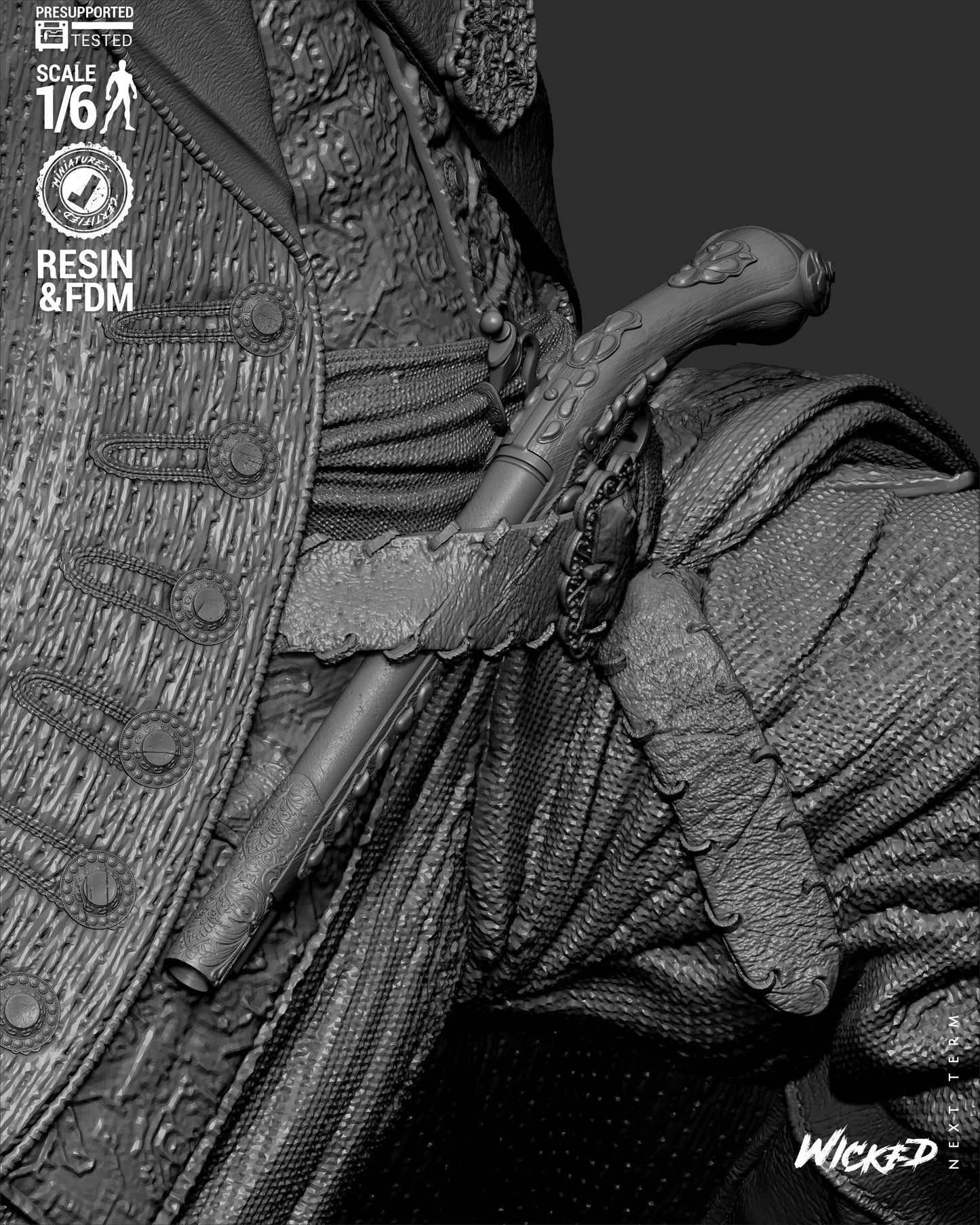 Pirates of the Caribbean (Diorama) - 3d Printed Model Kit