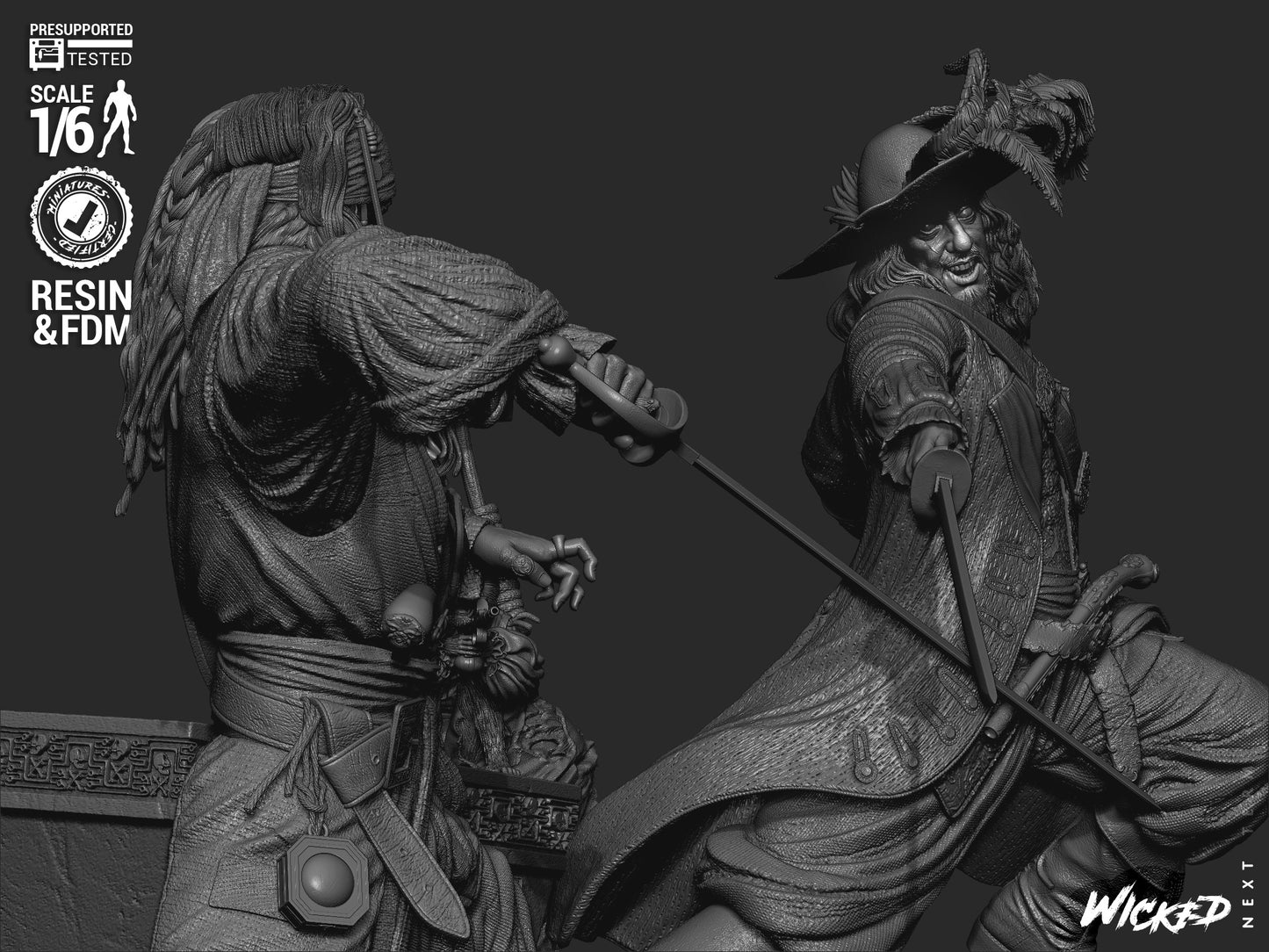 Pirates of the Caribbean (Diorama) - 3d Printed Model Kit