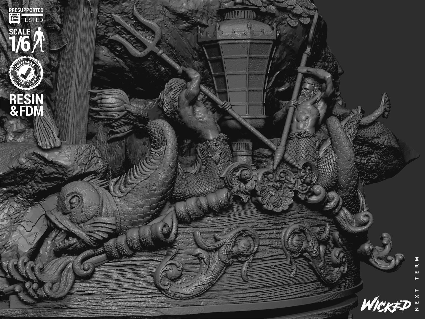Pirates of the Caribbean (Diorama) - 3d Printed Model Kit