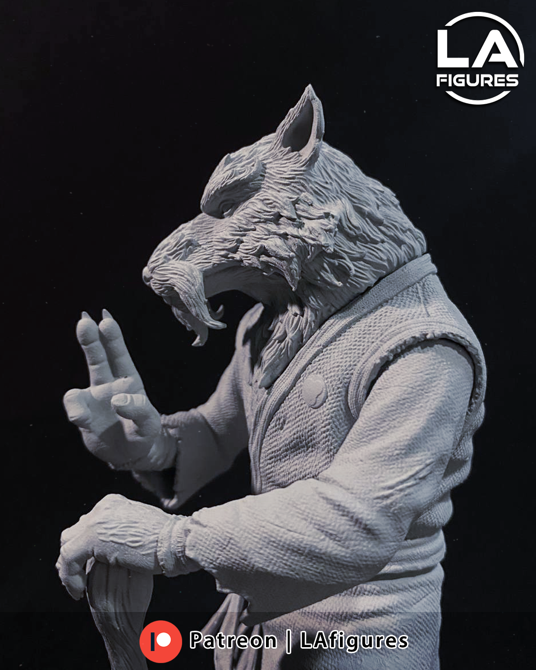 Splinter (TMNT) Statue - Fan Art 10 or 6 Scale - 3D Print Kit