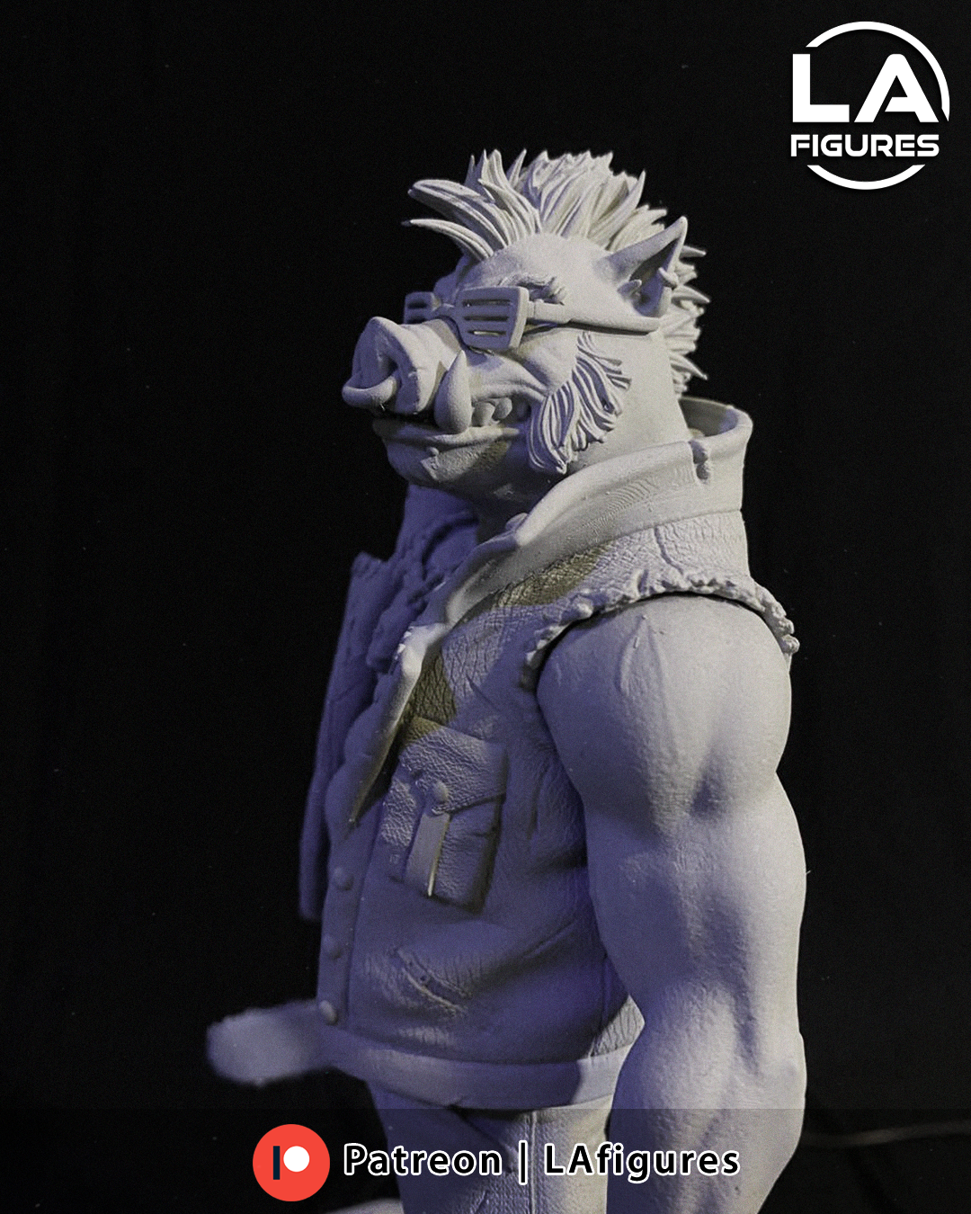 Bebop (TMNT) Statue - Fan Art 10 Scale (205mm) 3D Print Kit