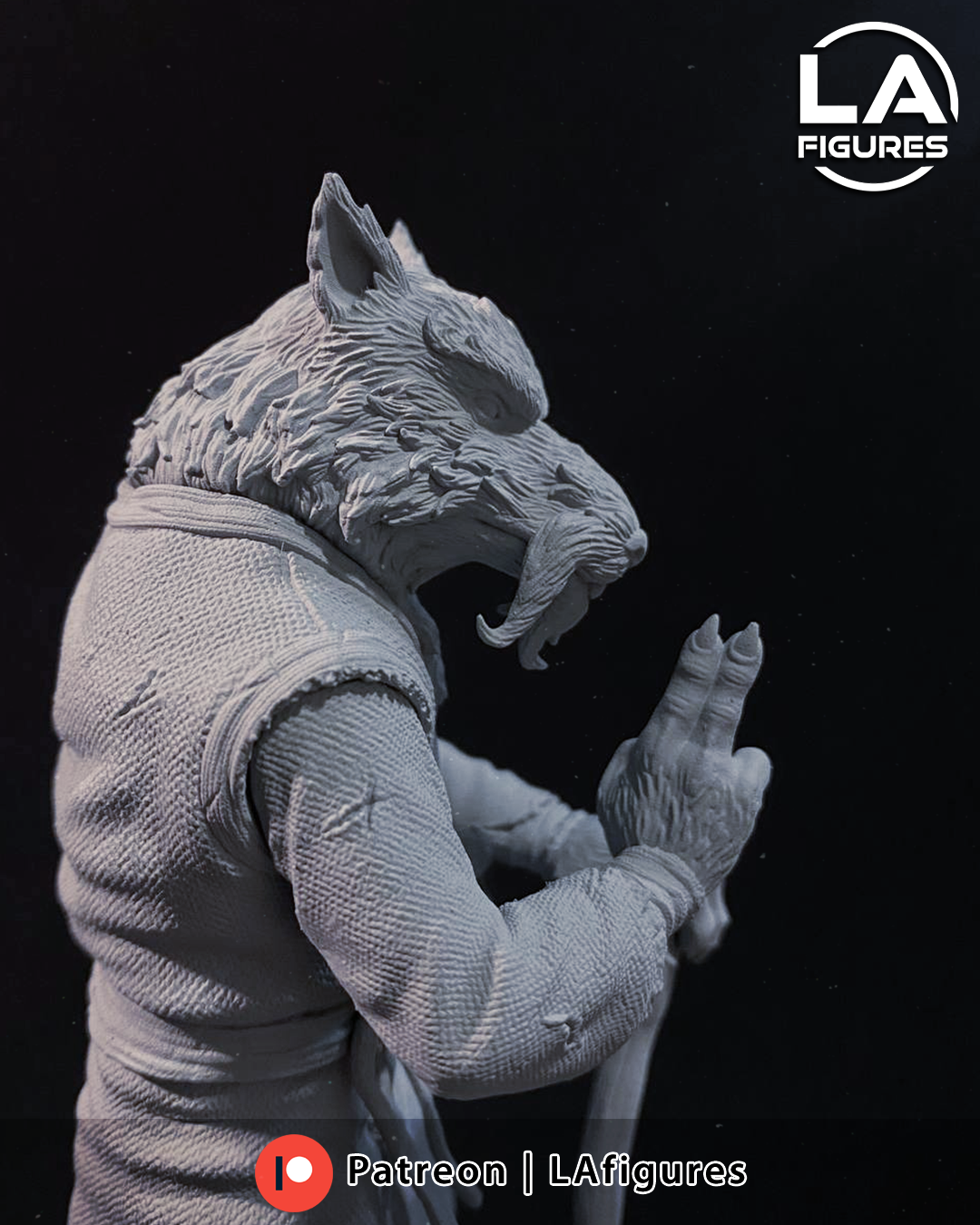 Splinter (TMNT) Statue - Fan Art 10 or 6 Scale - 3D Print Kit