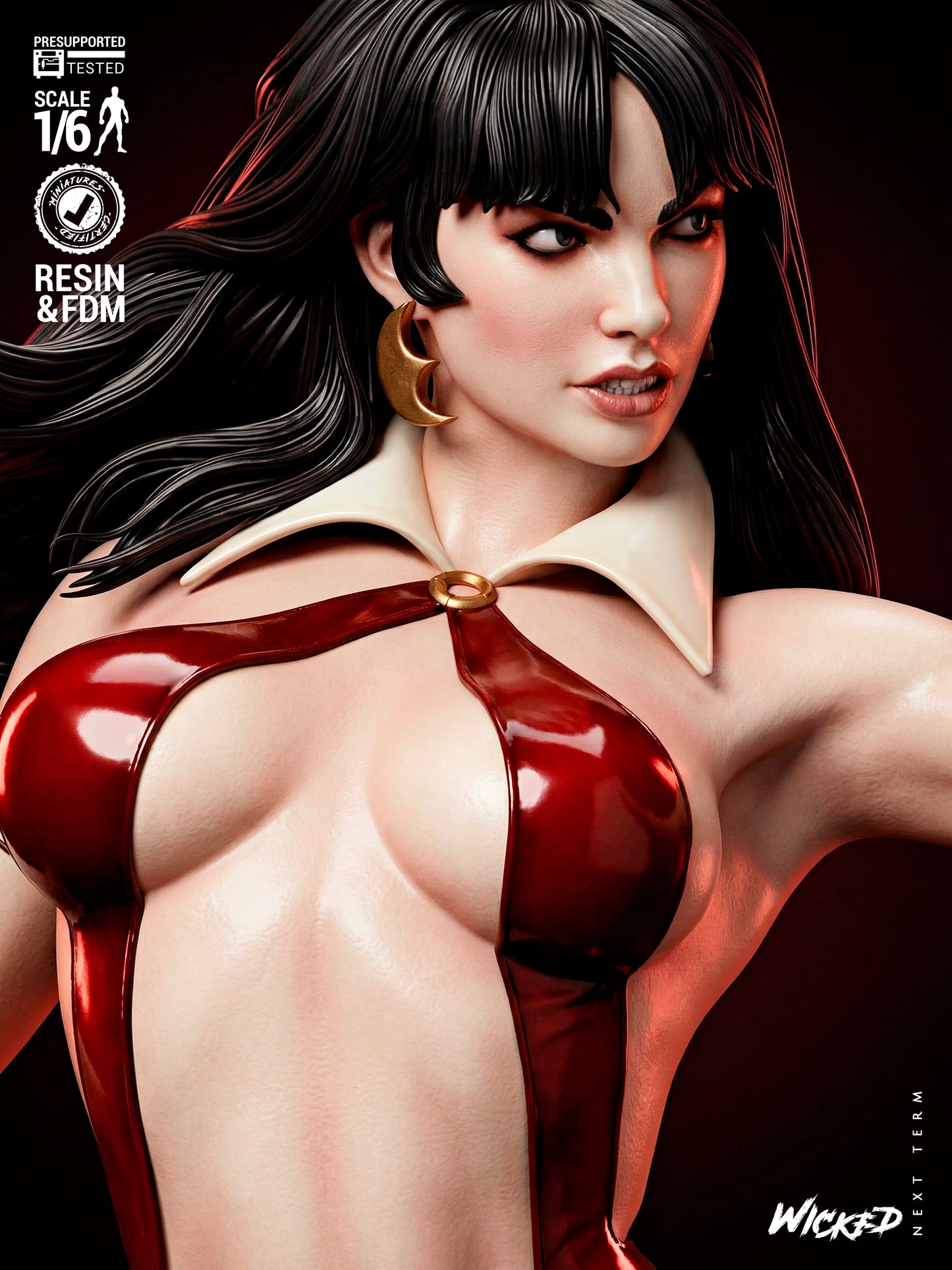 Vampirella - Sculpt - 6 or 12 scale