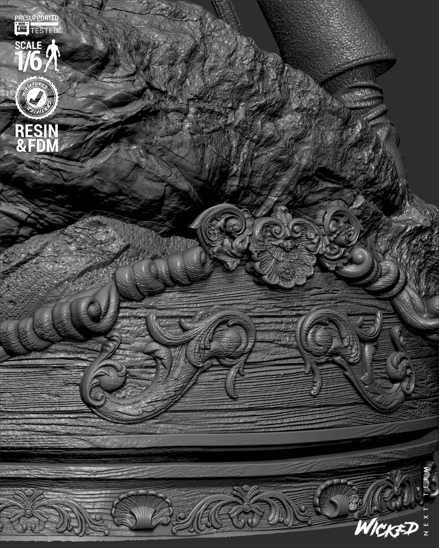 Jack Sparrow (Pirates of Caribbean) - Sculpt - 3d Printed Model Kit