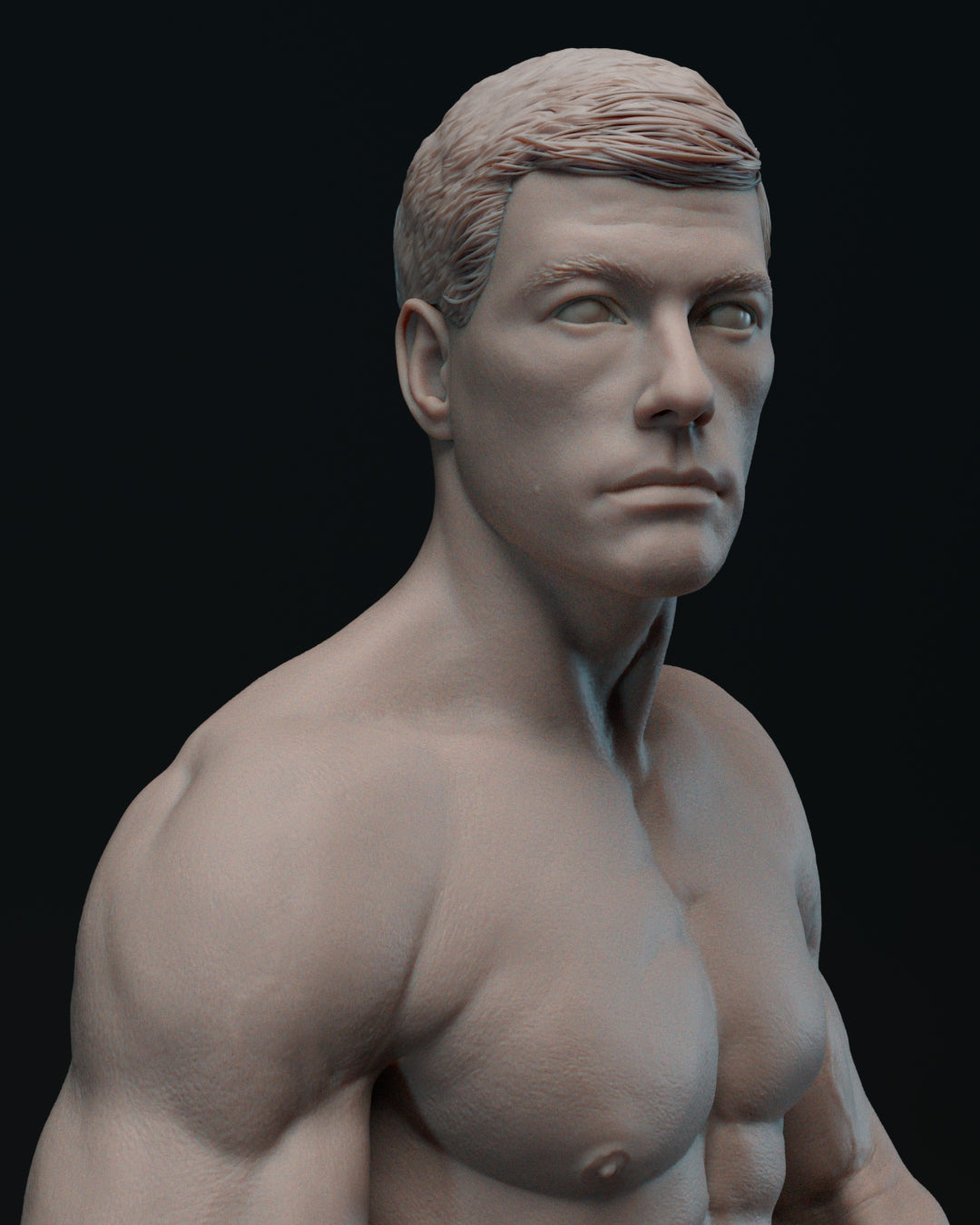 Frank Dux - Bloodsport - 3D Printed Statue Model Kit - 6 and 9 Scale