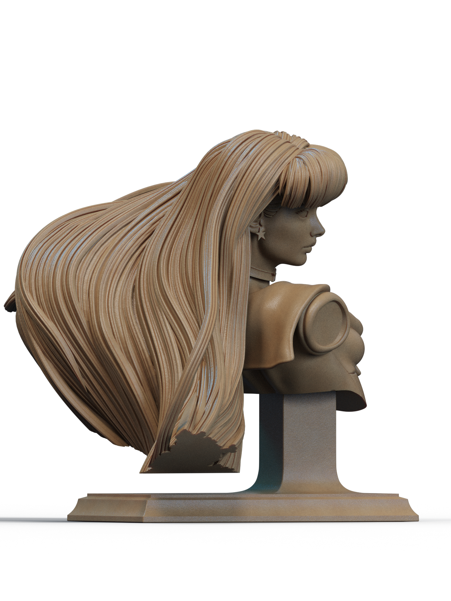 Rei Hino (Sailor Moon) - Fan Art - 3D Print Model Kit - 1:6