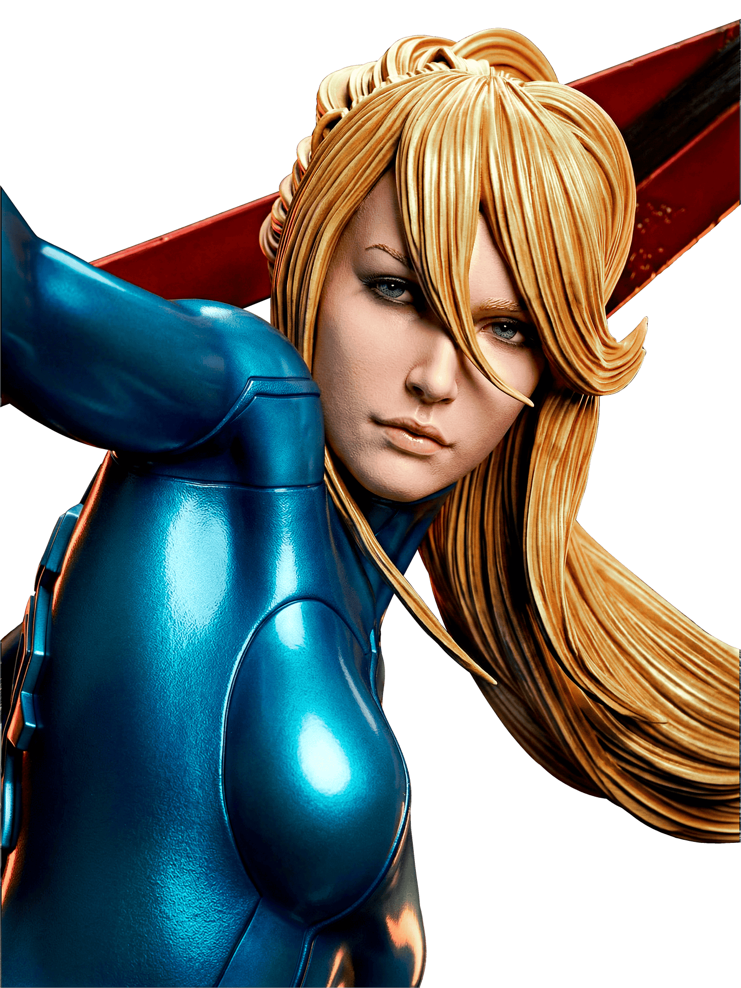Samus (Metroid) Sculpt - 1:6 and 1:12 scale 3d Printed Model Kit - Fan Art