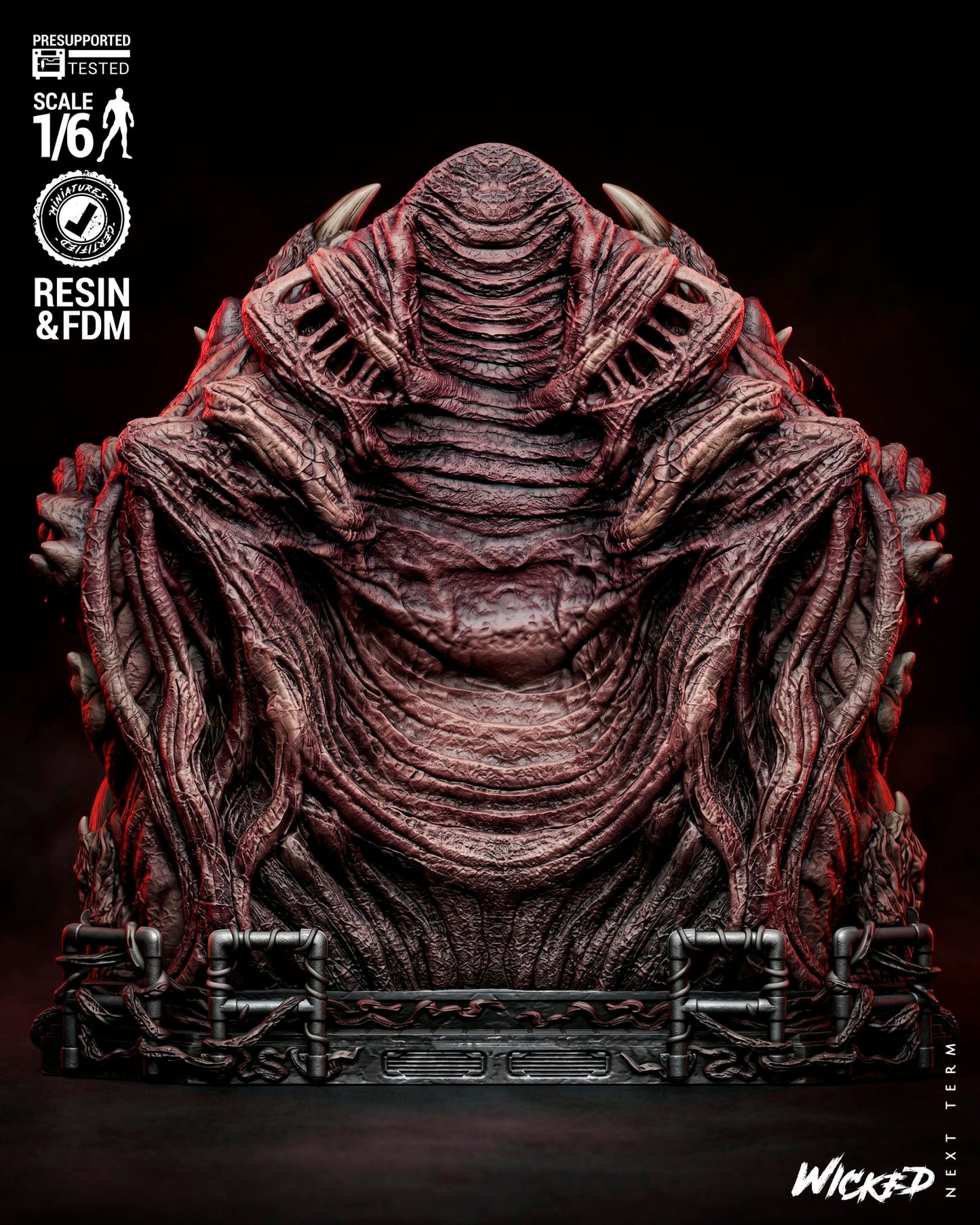 Stranger Things (Diorama)- 1:12 scale 3d Printed Model Kit - Fan Art