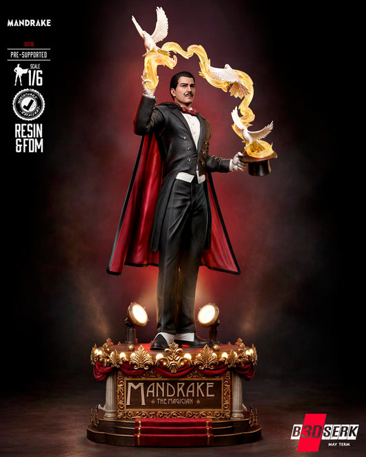 Mandrake (Sculpt) 3D Model Kit - 6 or 12 scale (Fan Art)